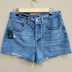 NWT Wild Fable High-Rise Shortie Relaxed Denim Shorts - Size 8